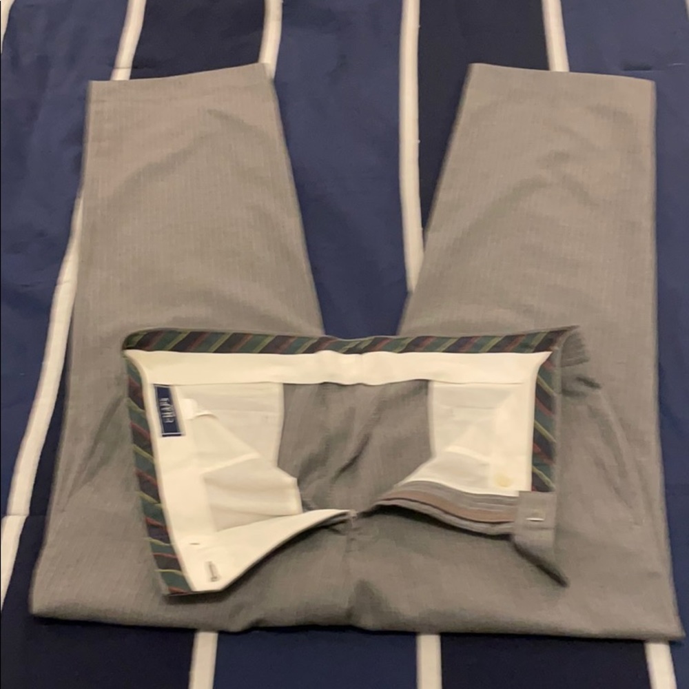 Men’s Gray Chaps Dress Pants